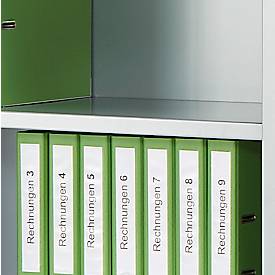 Schäfer Shop Select Tussenlegbord, voor schuifdeurkast, lichtgrijs RAL 7035, 1200 x 325 mm, 2 stuks