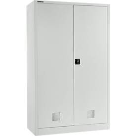 Schäfer Shop Select Umweltschrank, B 1200 x T 500 x H 1935 mm, 4 Wannen à 23 Liter, lichtgrau