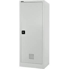 Schäfer Shop Select Umweltschrank, B 600 x T 500 x H 1585 mm, 3 Wannen à 11 Liter, lichtgrau