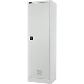 Schäfer Shop Select Umweltschrank, B 600 x T 500 x H 1935 mm, 3 Wannen à 11 Liter + WHG-Wanne 7 Liter, lichtgrau