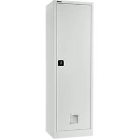 Schäfer Shop Select Umweltschrank, B 600 x T 500 x H 1935 mm, 4 WHG-Wannen à 7 Liter, lichtgrau