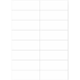 Schäfer Shop Select Universal-Etiketten, 105,0 x 37,0 mm, Permanentkleber, 1600 Stück