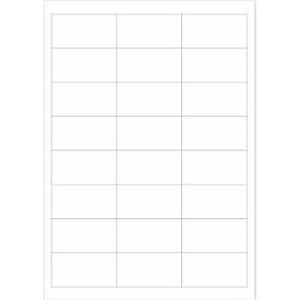 Schäfer Shop Select Universal-Etiketten, 64,6 x 33,8 mm, Permanentkleber, 2400 Stück