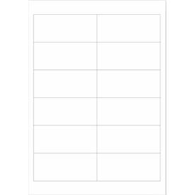 Schäfer Shop Select Universal-Etiketten, 97,0 x 42,3 mm, Permanentkleber, 1200 Stück