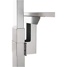 Schäfer Shop Select Verkettungsadapter, für 1-stufig & 2-stufig elektrisch höhenverstellbare + manuell höhenverstellbare Schreibtische PLANOVA ERGOSTYLE, weißalu