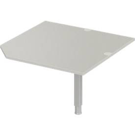 Schäfer Shop Select Verkettungsplatte PLANOVA ERGOSTYLE, CAD, B 1000, Fuß, lichtgrau