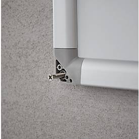 Schäfer Shop Select Whiteboard 90120 lackiert, Alurahmen + Whiteboard-Zubehör-Set Standard GRATIS