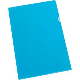 SCHÄFER SHOP Sichthülle, DIN A4, genarbt, 25 Stück, blau