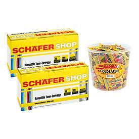 Toner baugleich TK-170, schwarz + HARIBO Goldbären, Minibeutel GRATIS