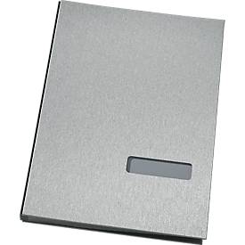 Unterschriftenmappe, 20 Fächer, Karton/Stoff