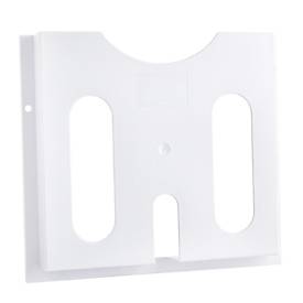 Schaltplantasche Eichner, A4, V-Öffnung, Fülltiefe 30 mm, selbstklebend/zum Anschrauben, B 240 x T 30 x H 320 mm, Polystyrol, RAL 7035, 25 Stück