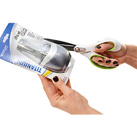 Schere Carbo Titanium, Stahl rostfrei, antihaftbeschichtet, für Rechtshänder, L 238 mm