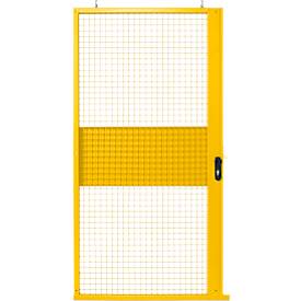 Image of Schiebetür, für Gittertrennwandsystem, B 1110 x H 2110 mm, gelb