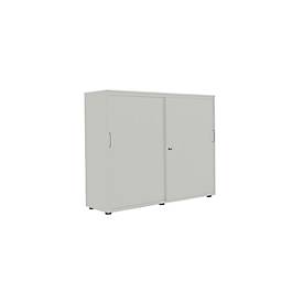 Schiebetürenschr. 3OH, B135, silber