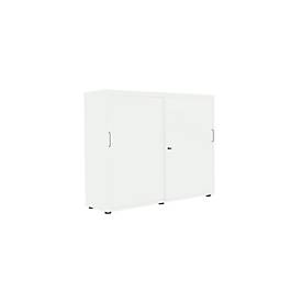 Schiebetürenschr. 3OH, B135, weiß