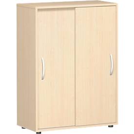 Schiebetürenschrank PALENQUE, 3 OH, B 800 x T 400 x H 1104 mm, Ahorn