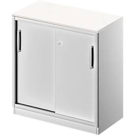 Schiebetürenschrank TETRIS SOLID, 2 OH, B 800/1000/1200/1600 mm, inkl. 19 mm Abdeckplatte