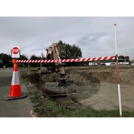 Schildtafel Allroundline ALCT-SH, geeignet für Leitkegelaufsatz ALCT-O, A4 Hochformat, Metall & Plexiglas, schwarz-transparent