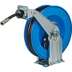 Schlauchaufroller, automatisch, für Öl und Diesel, Länge 12 Meter, Stahlblech
