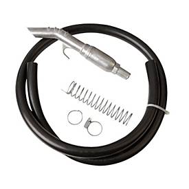 Schlauchgarnitur für Handpumpe Typ K 10 C, elektrisch leitfähig, DN 19 x 4, mit Auslaufventil AV 20 und Knickschutzfeder, Länge 1,5 m