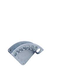 Schlauchhalter für Lochblech-Platten-System