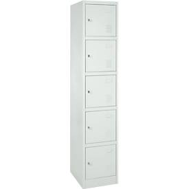 Schließfachschrank, Stahl, Zylinderschloss, mit Etikettenhalter, unterschiedliche Fächeranzahl, div. Farben