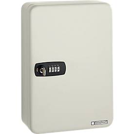 Schlüsselkasten Keybox, 100 Haken, lichtgrau