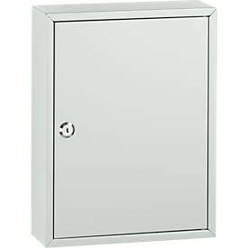 Schlüsselkasten mit 40 Schlüsselanhängern, lichtgrau/lichtgrau