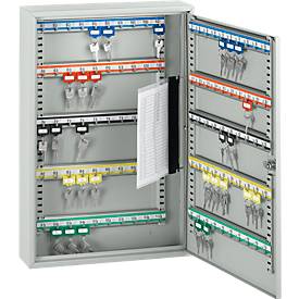 Schlüsselkasten TS100, für 100 Schlüssel, lichtgrau/lichtgrau