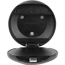 Schlüsseltresor Phoenix Palm KS0211E, motorisiertes Schlüsselschloss, Steuerung per App, Bluetooth, Wasser-/Staubfest IP65, schwarz
