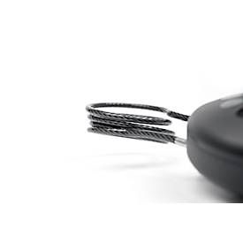 Schlüsseltresor Phoenix Palm KS0212EC, motorisiertes Schlüsselschloss, Steuerung per App, Bluetooth, Wasser-/Staubfest IP65, mit Edelstahlkabel, schwarz