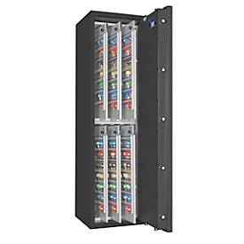 Schlüsseltresor STC 1-896, Klasse I nach EN 1143-1, 896 Haken, Doppelbartschloss, graphitgrau RAL 7024