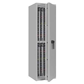 Schlüsseltresor STC 1-896, Klasse I nach EN 1143-1, 896 Haken, Doppelbartschloss, lichtgrau RAL 7035