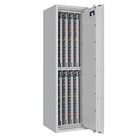 Schlüsseltresor STC 1-896, Klasse I nach EN 1143-1, 896 Haken, Doppelbartschloss, lichtgrau RAL 7035