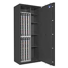 Schlüsseltresor STC 3-896 Kombi, Klasse I nach EN 1143-1, 896 Haken, 12 Ordner, 4 Fachböden, Doppelbartschloss, graphitgrau RAL 7024