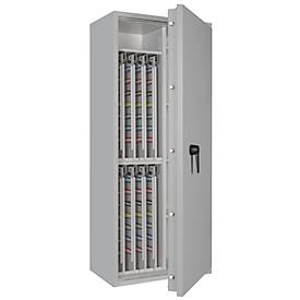 Schlüsseltresor STC 3-896 Kombi, Klasse I nach EN 1143-1, 896 Haken, 12 Ordner, 4 Fachböden, Doppelbartschloss, lichtgrau RAL 7035