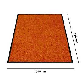 Schmutzfangmatte, 600 x 900 mm, orange