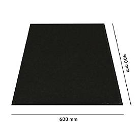 Schmutzfangmatte, 600 x 900 mm, schwarz