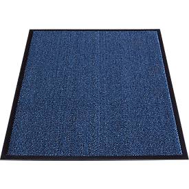 Schmutzfangmatte Eazycare Econ, für Innenbereiche, UV-resistent, melierte Oberfläche, rutschfester Vinylrücken, L 1200 x B 900 mm, PP, blau
