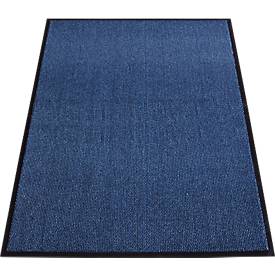 Schmutzfangmatte Eazycare Econ, für Innenbereiche, UV-resistent, melierte Oberfläche, rutschfester Vinylrücken, L 1800 x B 1200 mm, PP, blau