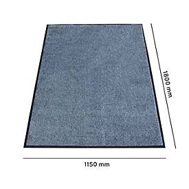 Schmutzfangmatte Eazycare Wash, High-Twist-Nylon, 1150 x 1800 mm, grau