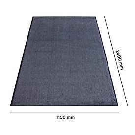 Schmutzfangmatte Eazycare Wash, High-Twist-Nylon, 1150 x 2400 mm, anthrazit