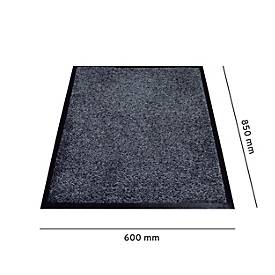 Schmutzfangmatte Eazycare Wash, High-Twist-Nylon, 600 x 850 mm, anthrazit