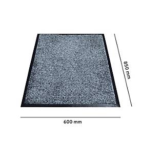 Schmutzfangmatte Eazycare Wash, High-Twist-Nylon, 600 x 850 mm, grau