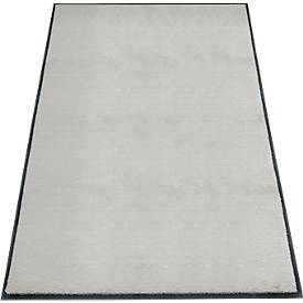 Schmutzfangmatte miltex Eazycare Style, eckig, antistatisch, UV-beständig, waschbar, High-Twist-Nylon & Niltrilgummi, 1200 x 2000 mm, achatgrau