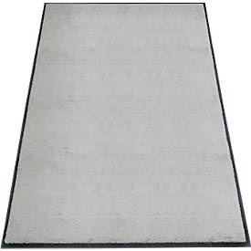 Schmutzfangmatte miltex Eazycare Style, eckig, antistatisch, UV-beständig, waschbar, High-Twist-Nylon & Niltrilgummi, 1200 x 2000 mm, kieselgrau
