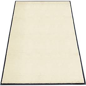Schmutzfangmatte miltex Eazycare Style, eckig, antistatisch, UV-beständig, waschbar, High-Twist-Nylon & Niltrilgummi, 1200 x 2000 mm, perlweiß