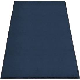 Schmutzfangmatte miltex Eazycare Style, eckig, antistatisch, UV-beständig, waschbar, High-Twist-Nylon & Niltrilgummi, 1200 x 2000 mm, stahlblau