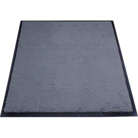 Schmutzfangmatte miltex Eazycare Style, eckig, antistatisch, UV-beständig, waschbar, High-Twist-Nylon & Niltrilgummi, 750 x 850 mm, blaugrau