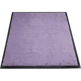 Schmutzfangmatte miltex Eazycare Style, eckig, antistatisch, UV-beständig, waschbar, High-Twist-Nylon & Niltrilgummi, 750 x 850 mm, blaulila